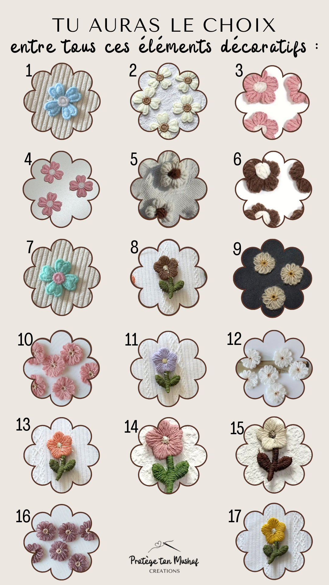 Protège coran Tawbah (choix des tissus) – Image 11